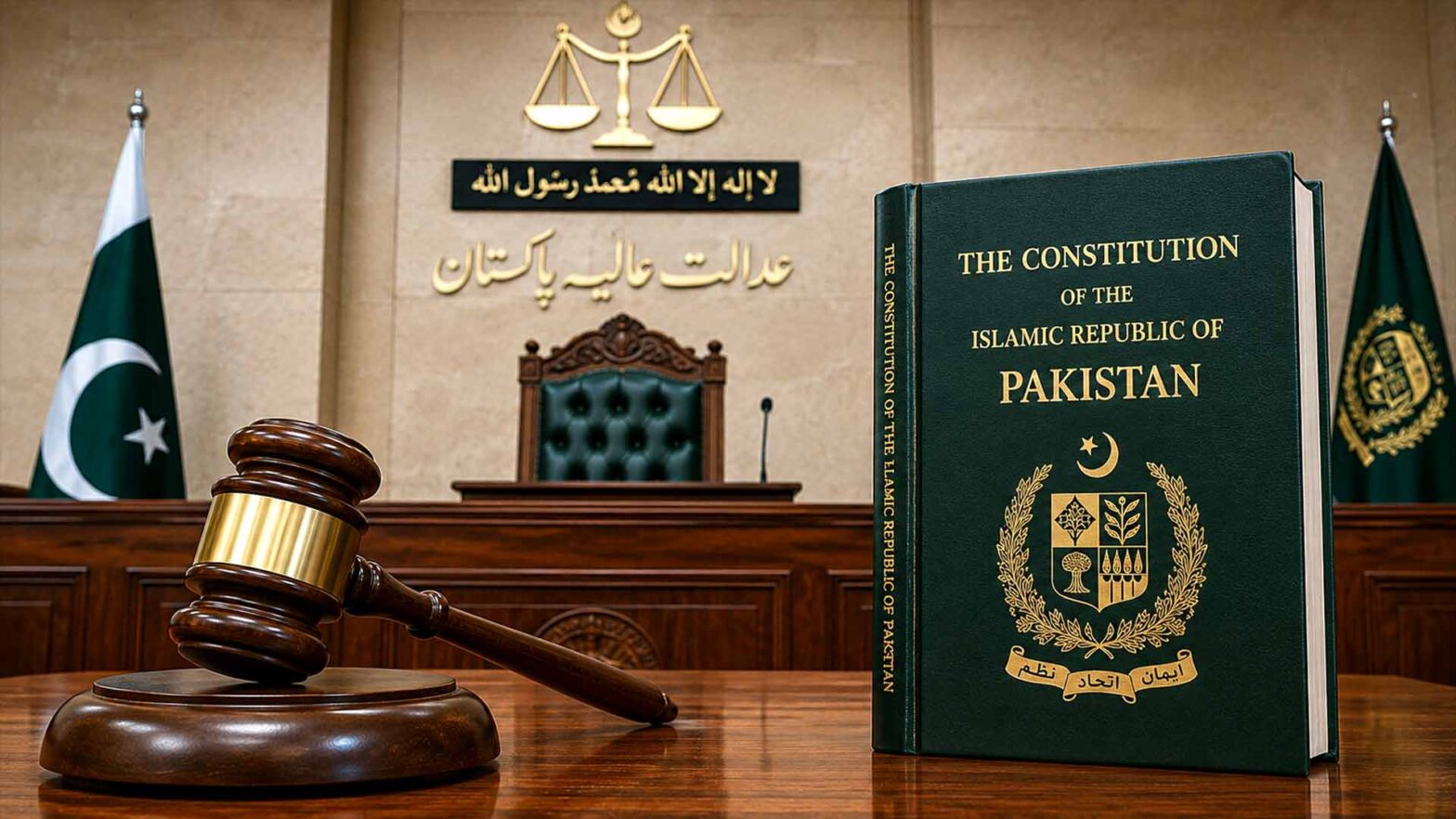 Rechter die onder bedreiging een godslasteringszaak in Pakistan behandelt – illustratieve afbeelding