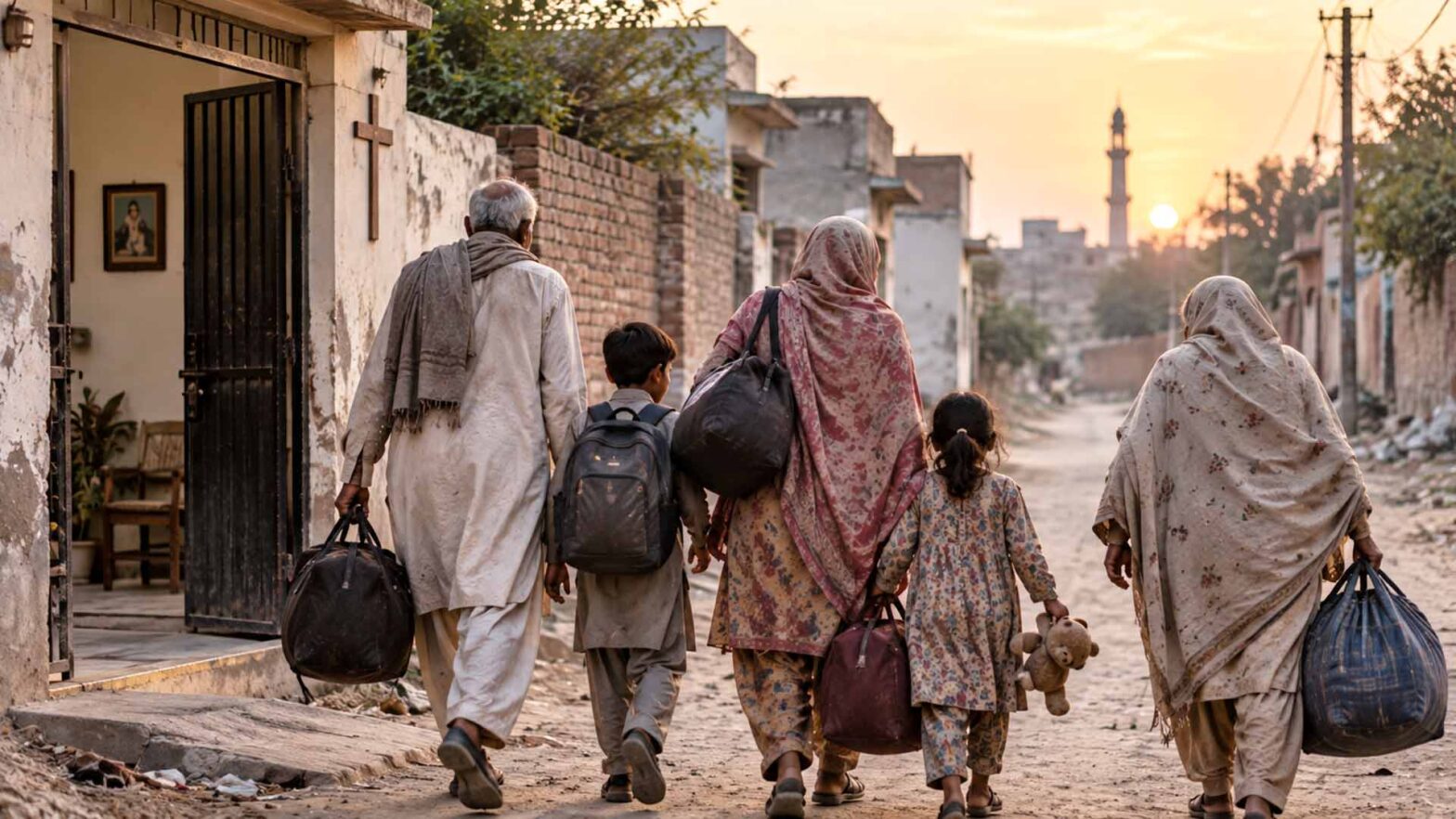 Familie ontheemd na een beschuldiging van godslastering in Pakistan – illustratieve afbeelding