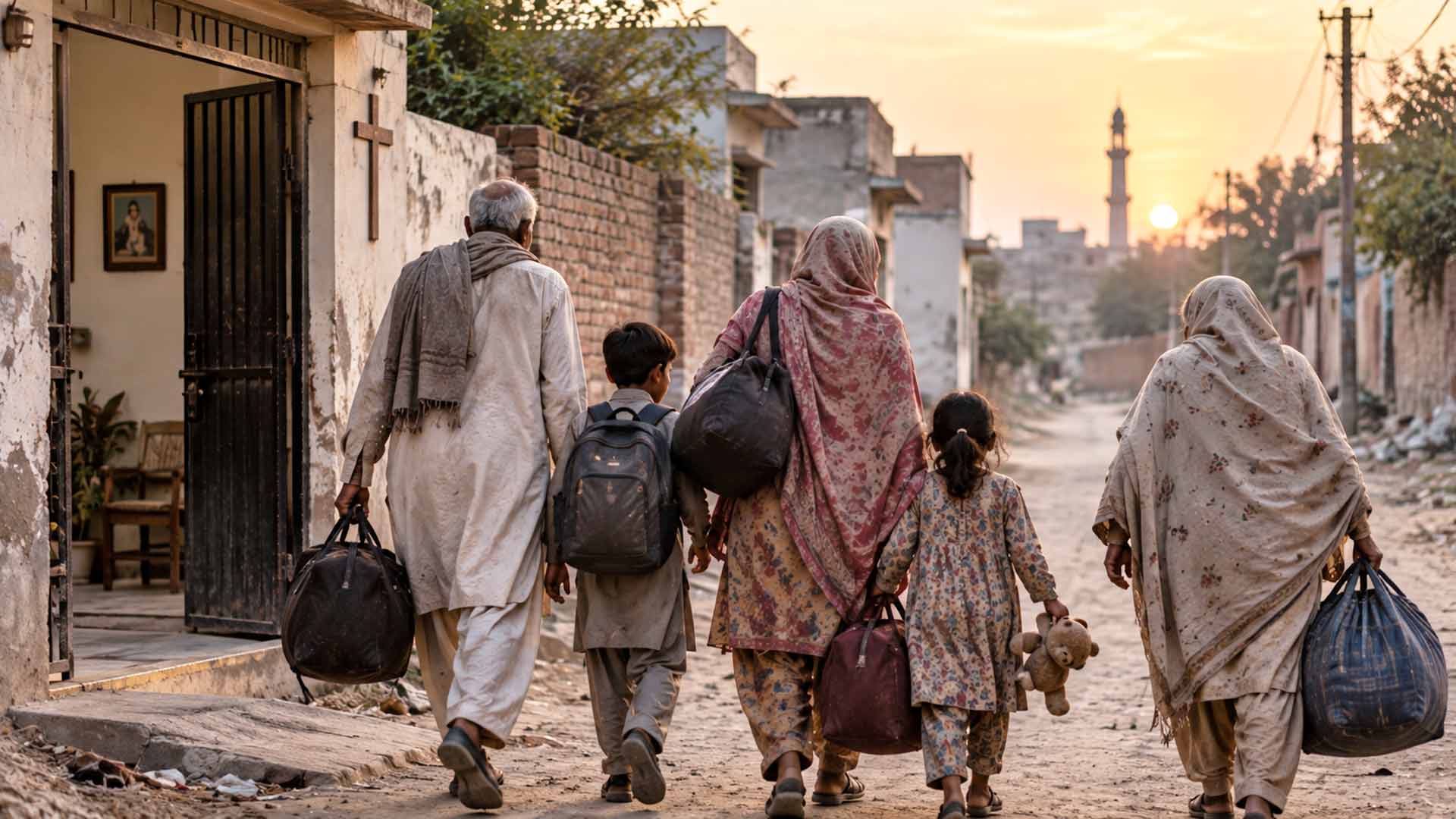 Familie ontheemd na een beschuldiging van godslastering in Pakistan – illustratieve afbeelding