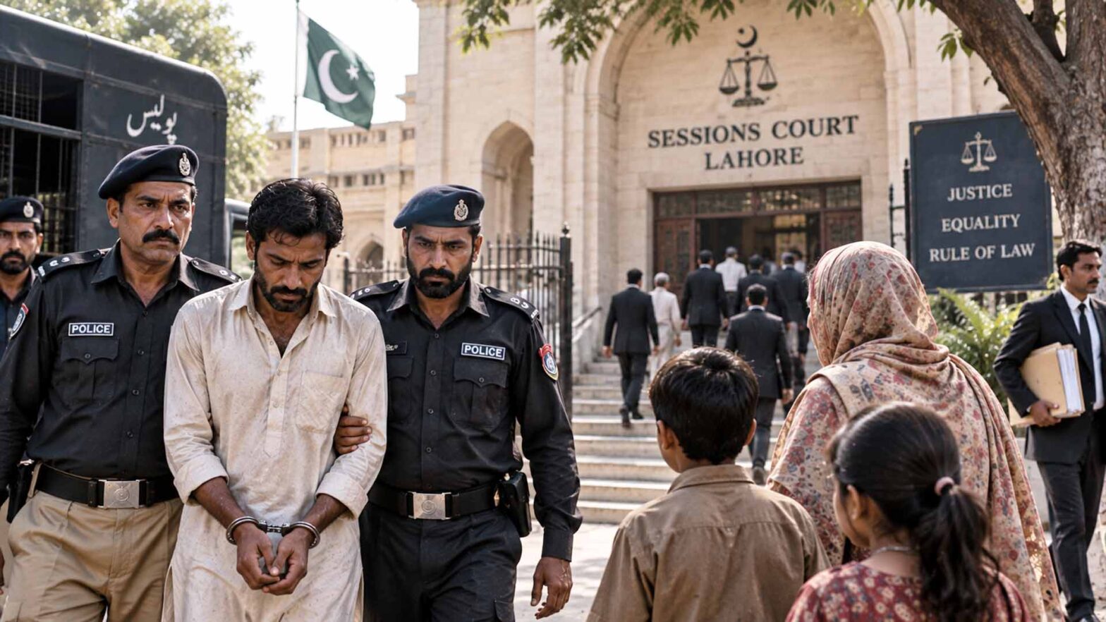 Verloop van een godslasteringszaak in Pakistan van politieonderzoek tot rechtszaak – illustratieve afbeelding