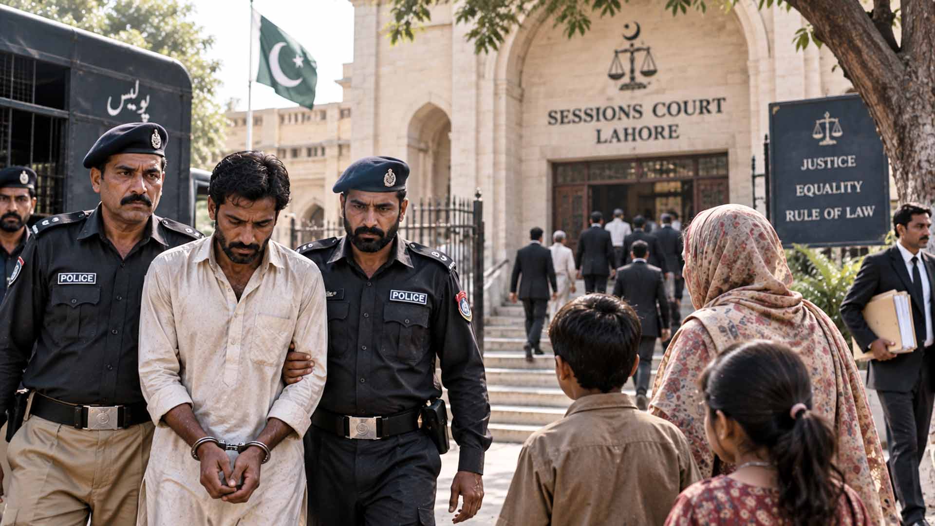 Verloop van een godslasteringszaak in Pakistan van politieonderzoek tot rechtszaak – illustratieve afbeelding