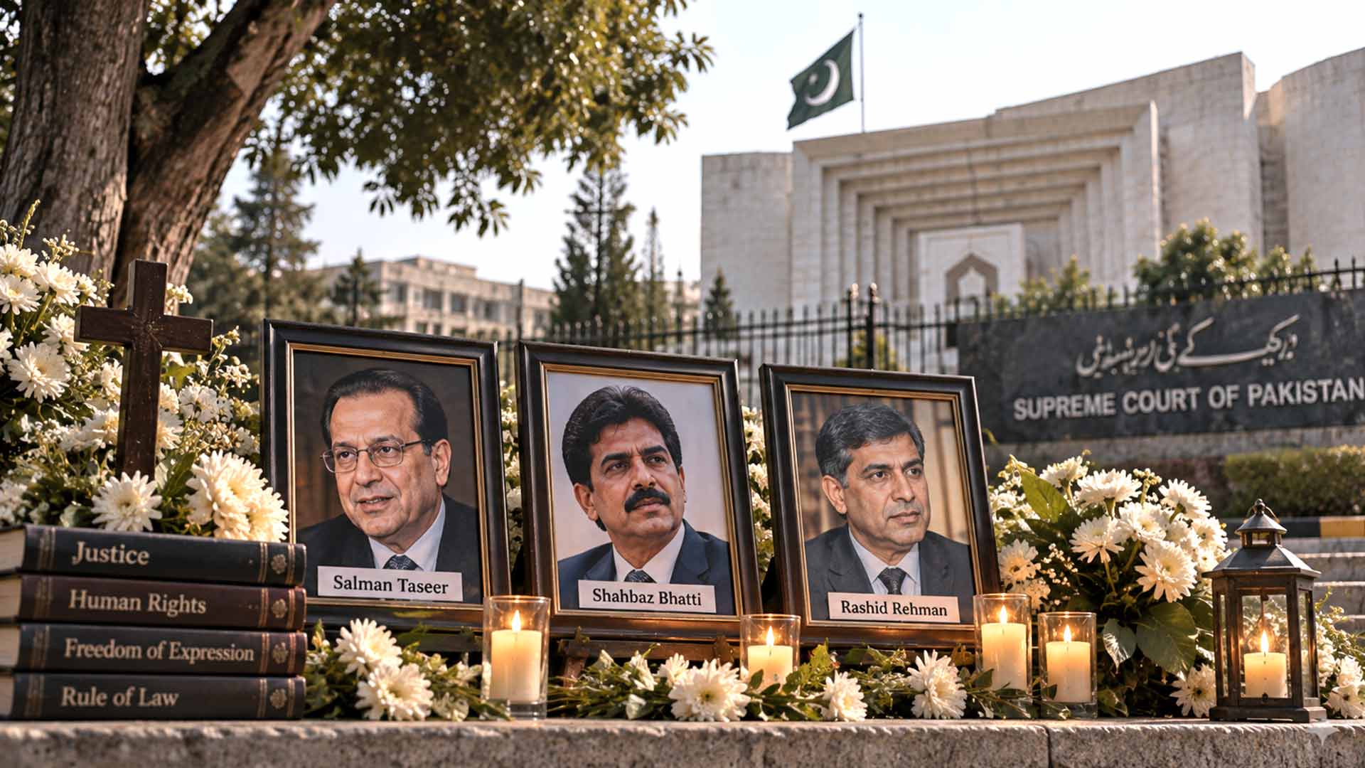 Herdenking van mensen die werden vermoord na kritiek op misstanden rond Pakistaanse godslasteringswetten – illustratieve afbeelding