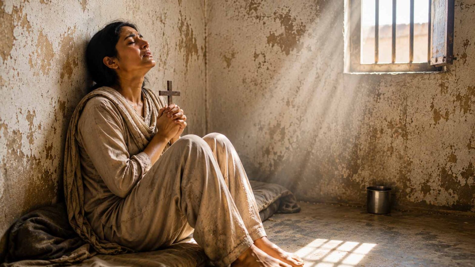 Pakistaanse christelijke vrouw die wordt geconfronteerd met een beschuldiging van godslastering – illustratieve afbeelding
