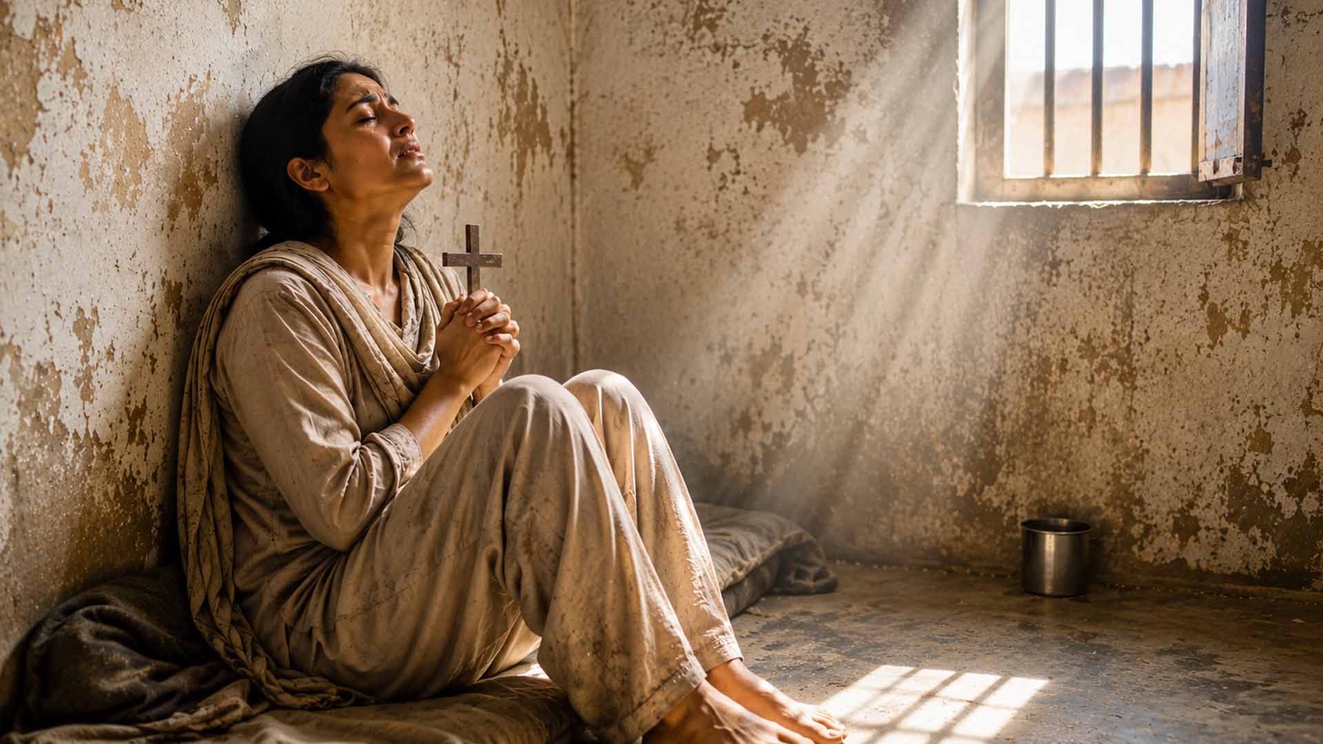 Pakistaanse christelijke vrouw die wordt geconfronteerd met een beschuldiging van godslastering – illustratieve afbeelding