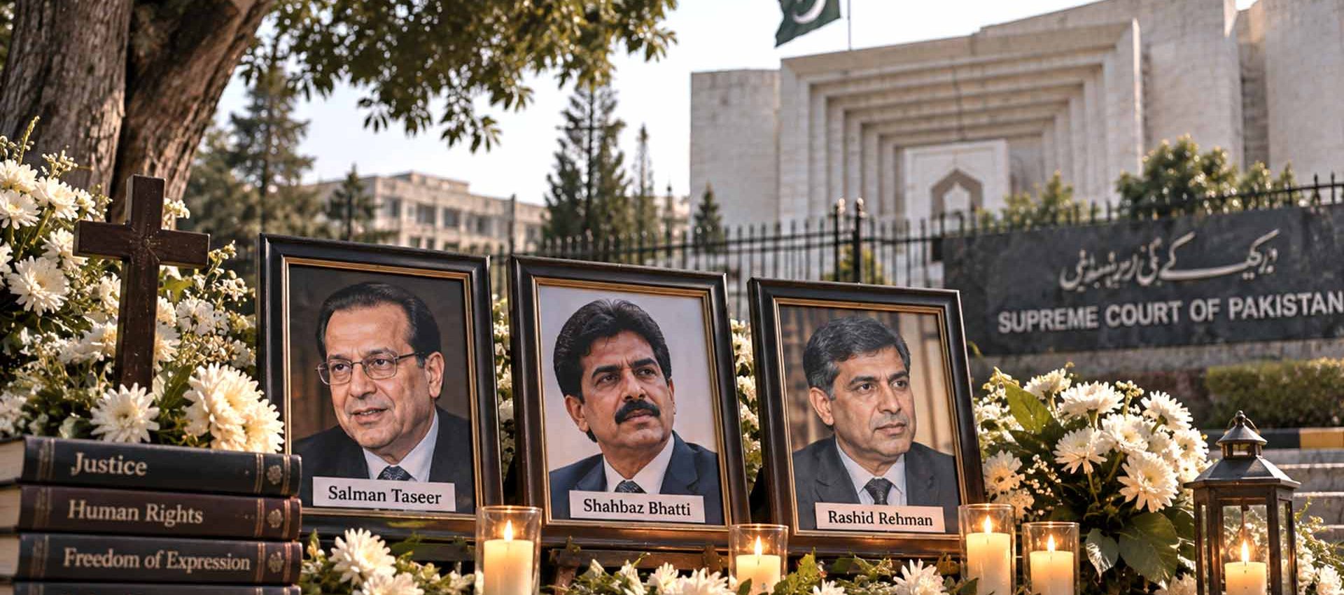 Herdenking van mensen die werden vermoord na kritiek op misstanden rond Pakistaanse godslasteringswetten – illustratieve afbeelding